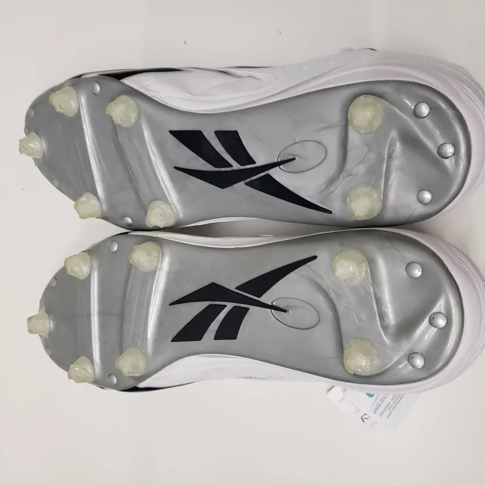 Mens Reebok Pro Full Blitz KFS II H D NFL Equip White‎ Football Cleats Shoes 15